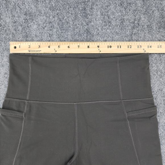 Athleta Leggings Womens Medium Green Arbor Olive Inclination Moto Tight Active - Picture 4 of 16